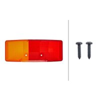 Rear combination lamp lens right with tail light HELLA