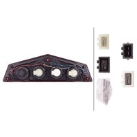 Rückleuchte links mit Bremslicht 12 V mit Hybridtechnologie PY21W HELLA