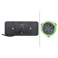 Rückleuchte links mit Rückfahrlicht 24 V LED HELLA für FAUN