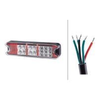 Rückleuchte rechts mit Rückstrahllicht 12 V LED HELLA