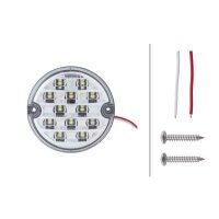 Rückfahrleuchte 12 LEDs Einbau glasklar HELLA VALUEFIT