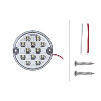 Rückfahrleuchte 12 LEDs Einbau glasklar HELLA VALUEFIT