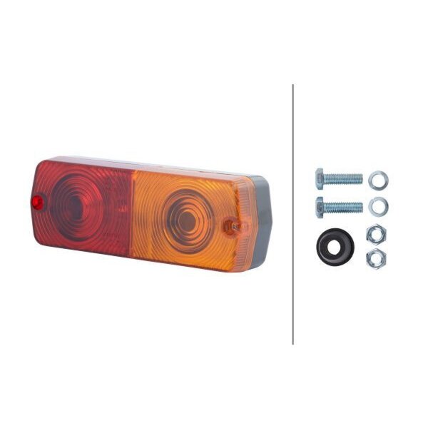 Rear Light left 24 V P21/5W Bulb technology HELLA universally applicable