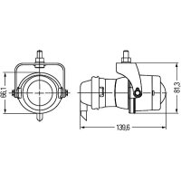 Nebelscheinwerfer Halogen HELLA für CLAAS