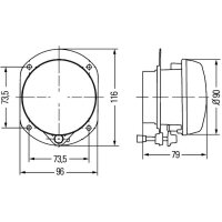 Nebelscheinwerfer Halogen FF HELLA für AUWÄRTER DAF FORD MAN VOLVO ASTRA