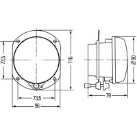 Nebelscheinwerfer FF Halogen HELLA für IVECO