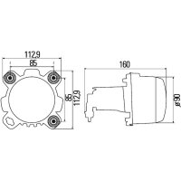 Scheinwerfer DE Halogen FF HELLA für RENAULT SCANIA CLAAS