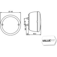 Nebelschlussleuchte hinten LED HELLA 2NE 357 026-231