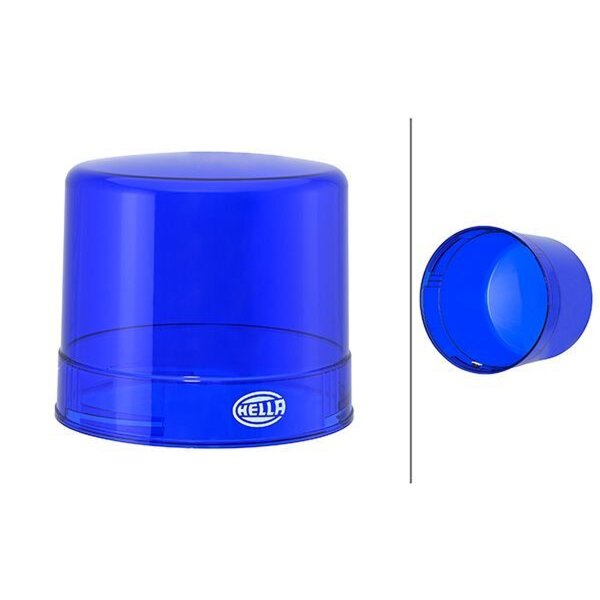Rotating beacon lens blue HELLA