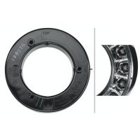 Rear fascia crystal clear HELLA