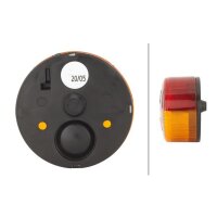 Rückleuchte rechts mit Schlusslicht 24 V Glühlampen-Technologie C5W HELLA für BOMAG CLAAAS SCANIA