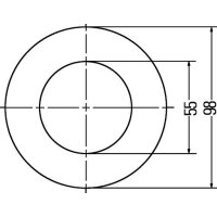 Rückleuchte rechts mit Bremslicht (LED) 24 V LED HELLA für AEBI