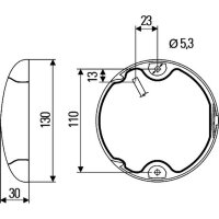 Blinklicht hinten LED HELLA für DAF SCANIA LOTUS (YOUNGMAN) ALEXANDER DENNIS