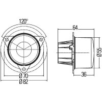 Nebelschlussleuchte LED Anbau HELLA für AEBI LOTUS TOYOTA