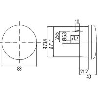 Nebelschlussleuchte hinten Halogen HELLA 2NE 302 252-037