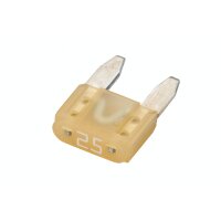 Fuse Mini flat plug fuse 25 A 8820-3 HELLA IAM Expertise...