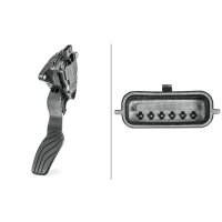 Sensor Fahrpedalstellung nicht für CVT-Automatik 6-polig HELLA für NISSAN