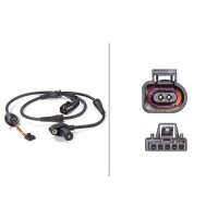Sensor Raddrehzahl HELLA für AUDI A4 B6 (8E2)