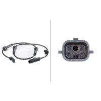 Wheel Speed Sensor 2-pin 720 mm cable HELLA for e.g. RENAULT MEGANE