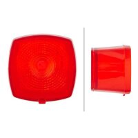 Lens ECE-approved red HELLA HELLA VALUEFIT