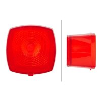 Lens ECE-approved red HELLA HELLA VALUEFIT