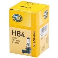 Bulb 12 V 51 W HB4 P22d crystal clear HELLA STANDARD for...