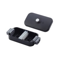 Cable Junction Box IP 52 ABS Ø 4.6 mm 6-pin HELLA for e.g. AEBI