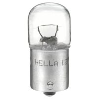 Bulb 12 V 10 W R10W BA15s crystal clear HELLA STANDARD...