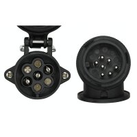 Towbar Socket Adapter Cable from 13-pin to 7-pin HELLA for AUWÄRTER and others