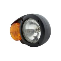 Headlight right 12 V T4W halogen HELLA suitable for CASE...