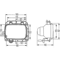Scheinwerfereinsatz Scheinwerfer Halogen HELLA für FREIGHTLINER
