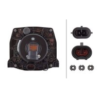Scheinwerfer DE Halogen HELLA für CASE