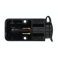 Steckdose mit Deckel Flaschstecker Anbau HELLA für FELDBINDER