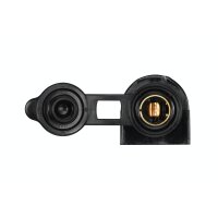 Steckdose mit Deckel Flaschstecker Anbau HELLA für FELDBINDER