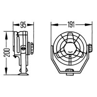 Ventilator HELLA für AUWÄRTER DAF MAN RENAULT...