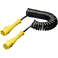 Electric coil 24 V 7-pin 3731 S-type PU (polyurethane) HELLA