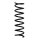 Suspension spring rear axle Ø 11 mm 376 mm EIBACH for e.g. FORD FOCUS II