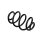 Suspension Spring Rear Axle Coil Spring Ø 12.8 mm EIBACH for NISSAN NOTE