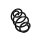 Suspension Spring Rear Axle Coil Spring Ø 12.8 mm EIBACH for NISSAN NOTE