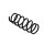 Suspension Spring rear axle coil spring Ø 10.5 mm EIBACH for OPEL AGILA