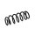 Suspension Spring rear axle coil spring Ø 10.5 mm EIBACH for OPEL AGILA
