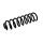 Suspension Spring Rear Axle Coil Spring Ø 11.8 mm EIBACH for RENAULT GRAND
