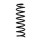 Suspension spring rear axle Ø 10.5 mm 370 mm EIBACH for e.g. RENAULT MEGANE II