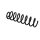 Suspension Spring rear Ø 10.5 mm EIBACH for RENAULT MEGANE and others