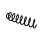 Suspension Spring rear Ø 10.5 mm EIBACH for RENAULT MEGANE and others
