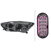 Headlight right 12 V W5W halogen HELLA suitable for e.g. AUDI A6