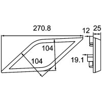 Blinkleuchte hinten rechts LED HELLA 2BA 013 331-081