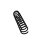 Suspension Spring rear coil spring Ø10,2 mm EIBACH for e.g. MITSUBISHI CARISMA