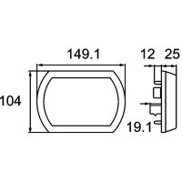 Nebelschlussleuchte LED HELLA 2NE 013 344-001