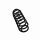 Suspension Spring rear axle coil spring Ø 12 mm EIBACH for e.g. VW GOLF